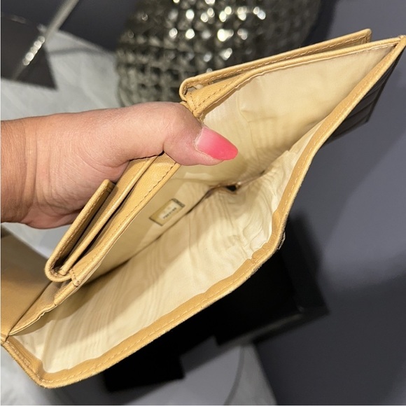 Chanel Tan Chocolate Bar wallet w/box & authenticity card. - Picture 11 of 15